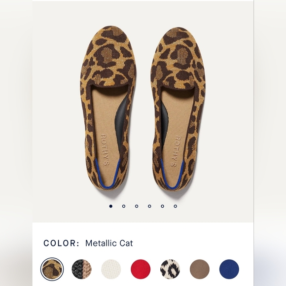 Rothys Lounge Loafer in Metallic Cat size 8.5 - Picture 7 of 10